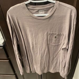 Polo Ralph Lauren Long Sleeve Gray T-Shirt Size: M